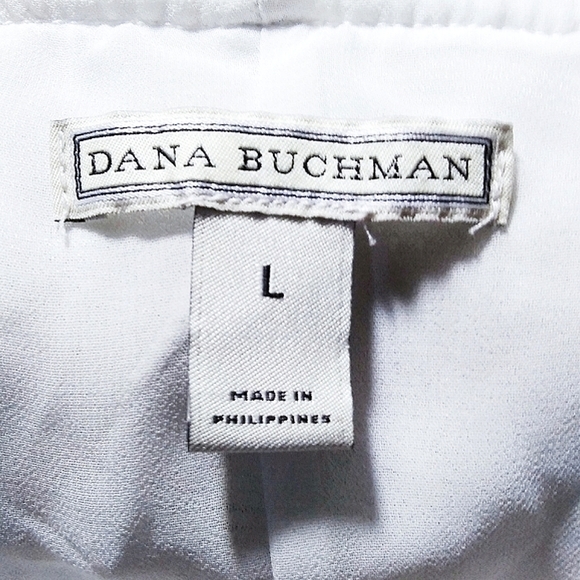 White🤍Floral Textured Top L EUC - Picture 6 of 7